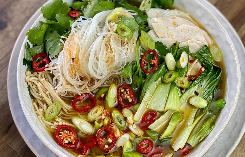 You are currently viewing Chicken Noodle Broth with Veggies