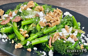 Read more about the article Truffle Broccolini with Feta & Walnuts